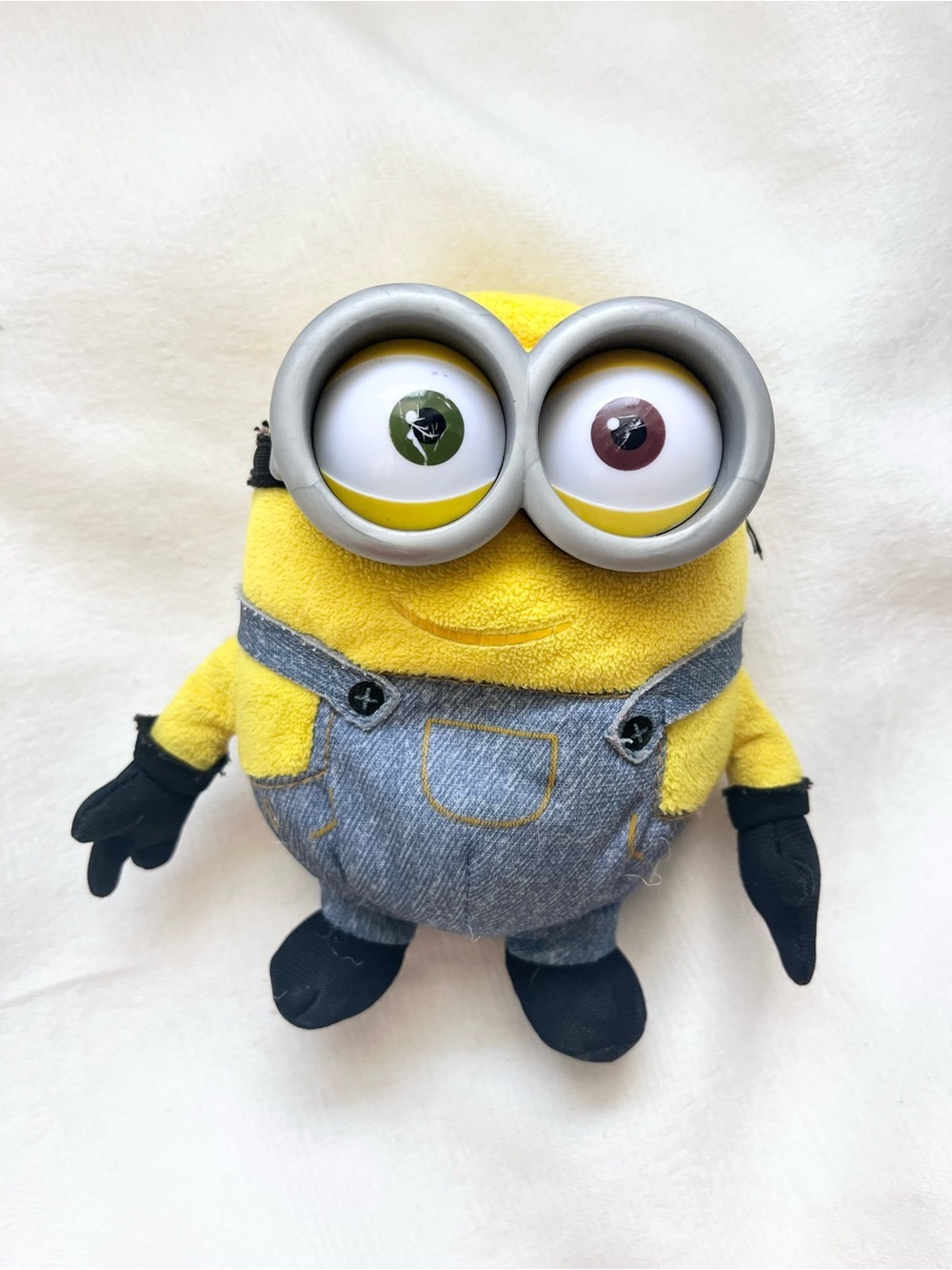 BOB the  Minion Plush with Denim Overalls